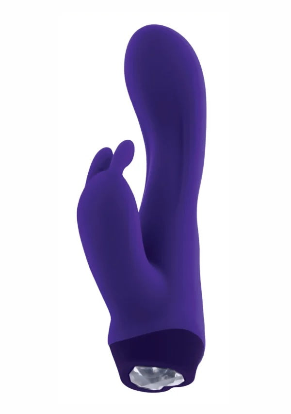 Selopa Plum Job Rechargeable Vibrating Dual Stimulator Vibrator Silicone Purple