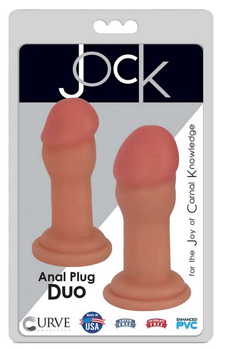 JOCK Anal Plug Duo Flesh