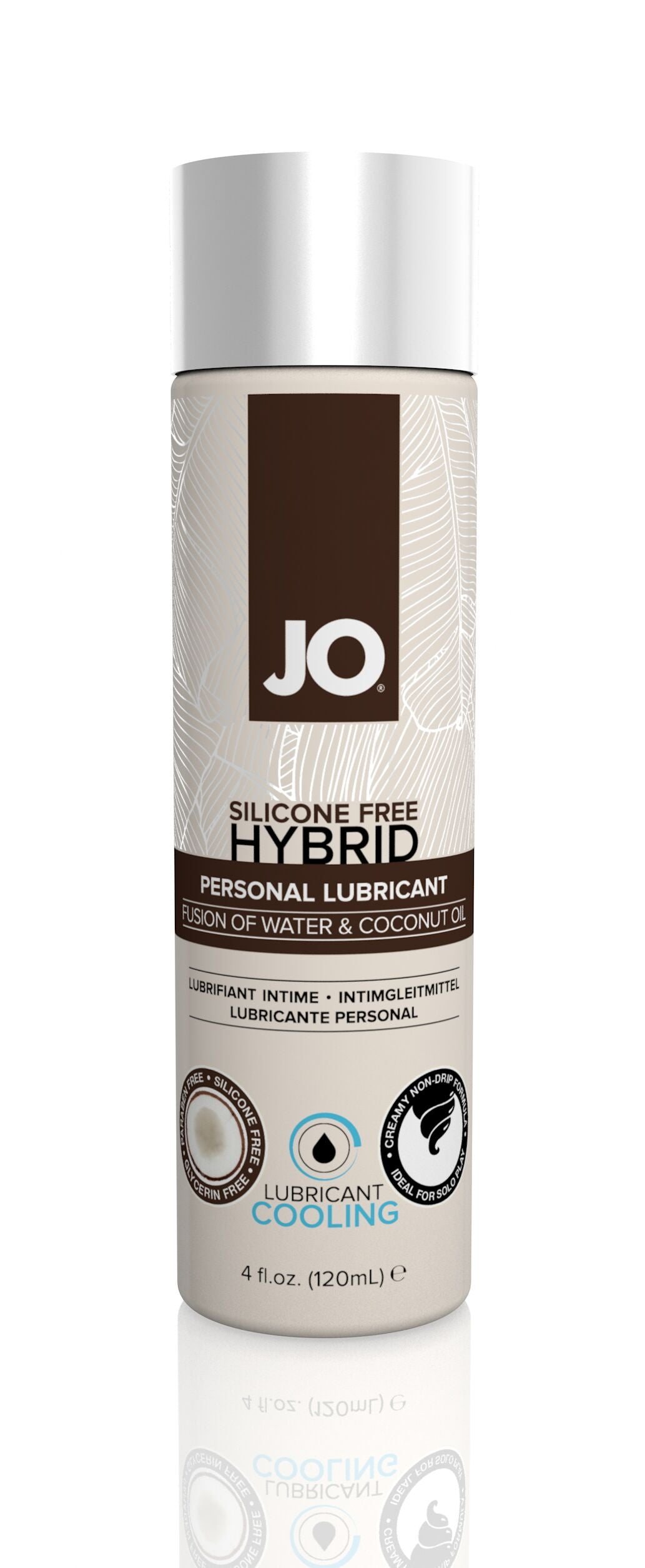 Jo Silicone Free Hybrid Lubricant W/coconut Cooling 4 Fl Oz