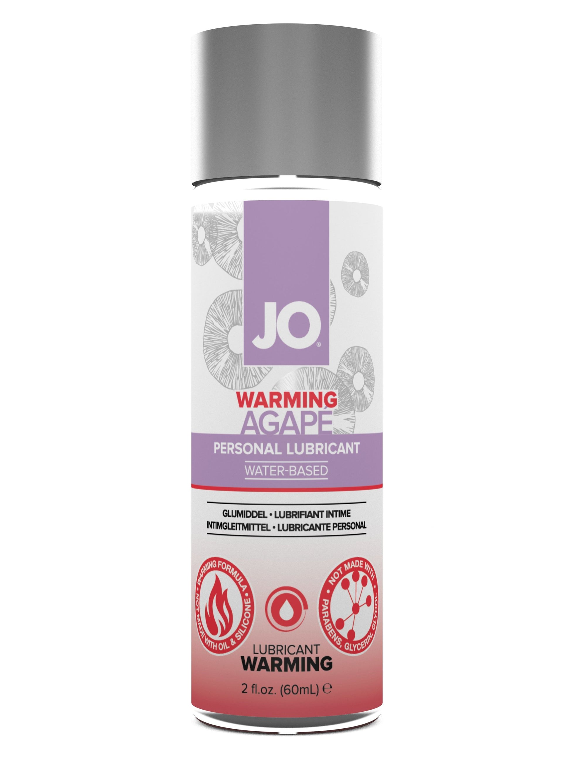 Jo Natural Agape Lubricant Warming 2oz