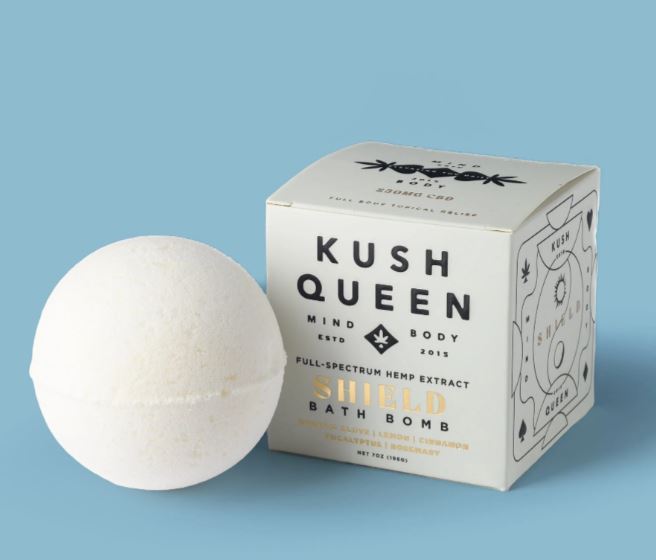 Kush Queen Bath Bomb Shield 250MG