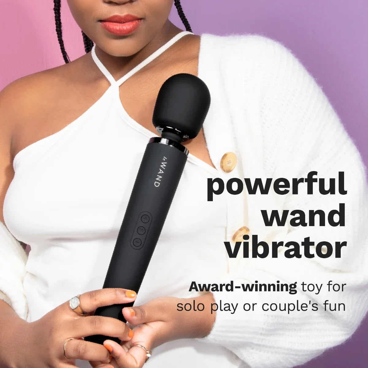 Le Wand Rechargeable Massager - Black