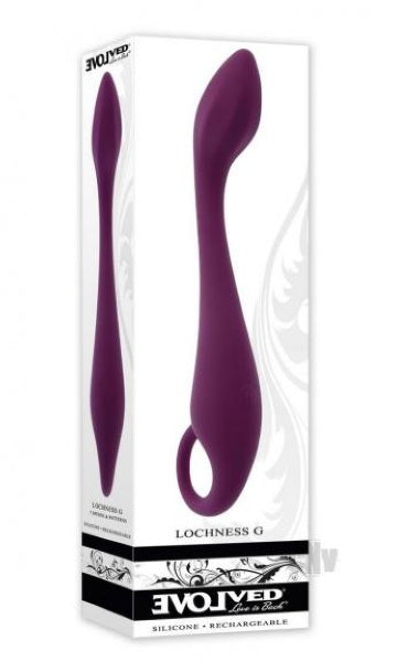 Evolved Lochness G Rechargeable Vibrator Silicone Burgandy