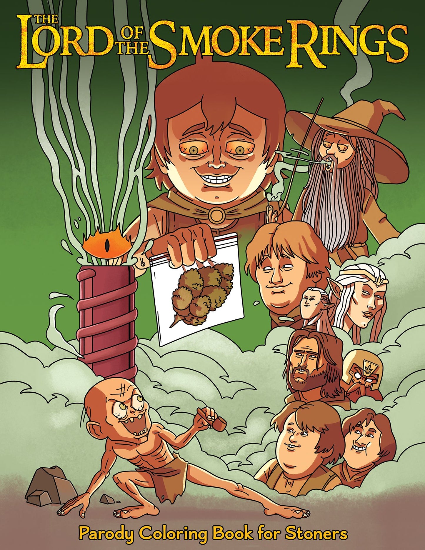 The Lord Of The Smoke Rings Coloring Book