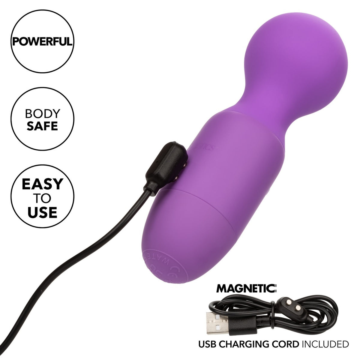 First Time Rechargeable Vibrator Massager - Purple