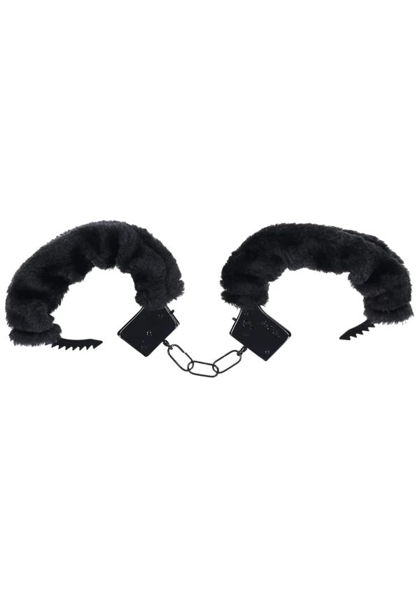 Merci Fluff Cuffs Black