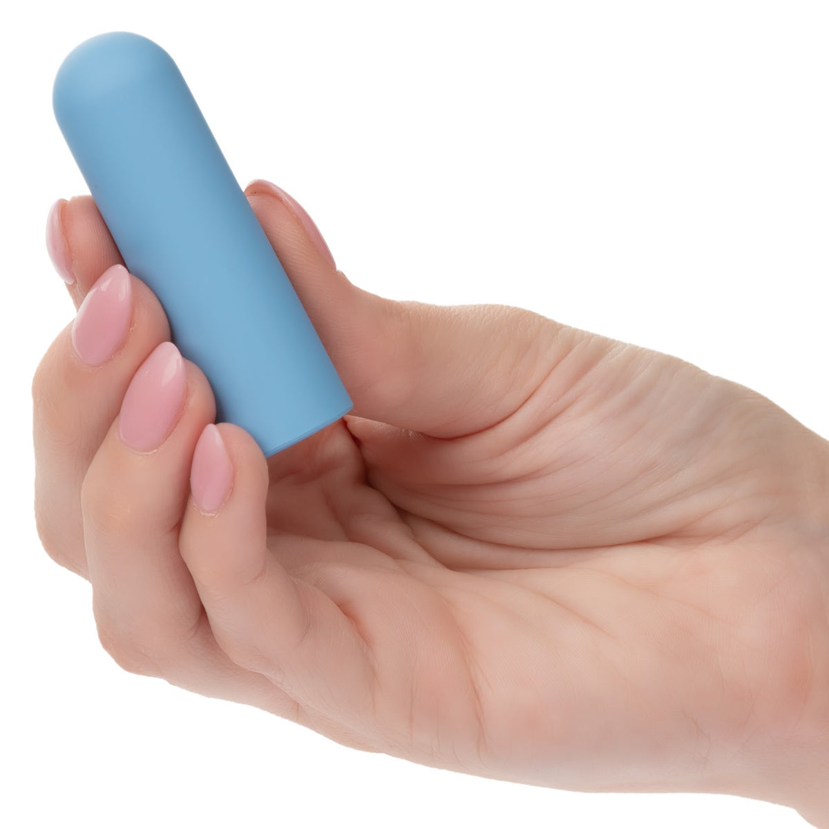 Turbo Buzz Rounded Mini Bullet Stimulator - Blue