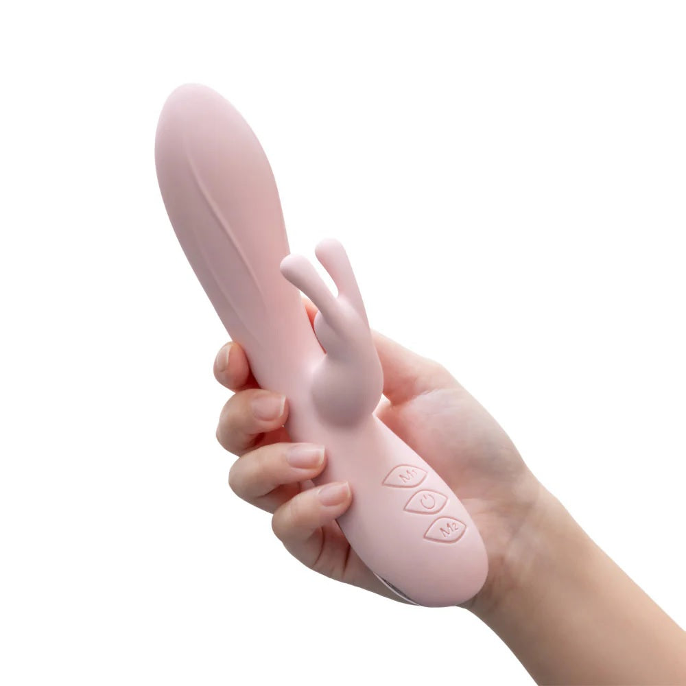 Blush Morgan Rabbit Vibrator - Pink
