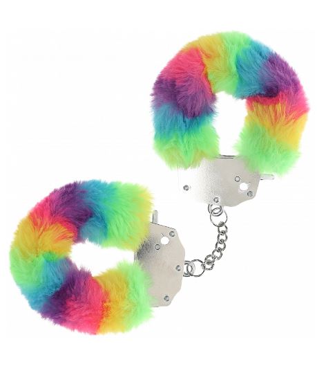 Ouch! Heavy-Duty Fluffy Handcuffs Multicolor 1