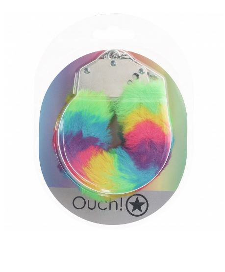 Ouch! Heavy-Duty Fluffy Handcuffs Multicolor 1