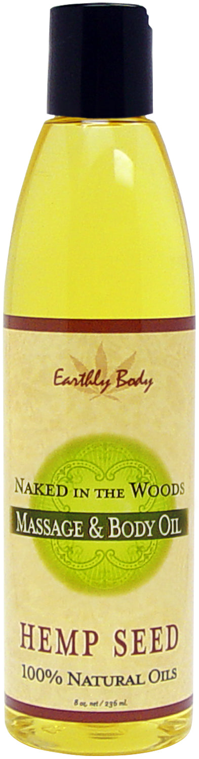 Earthly Body Massage Oil Naked In The Woods 8oz