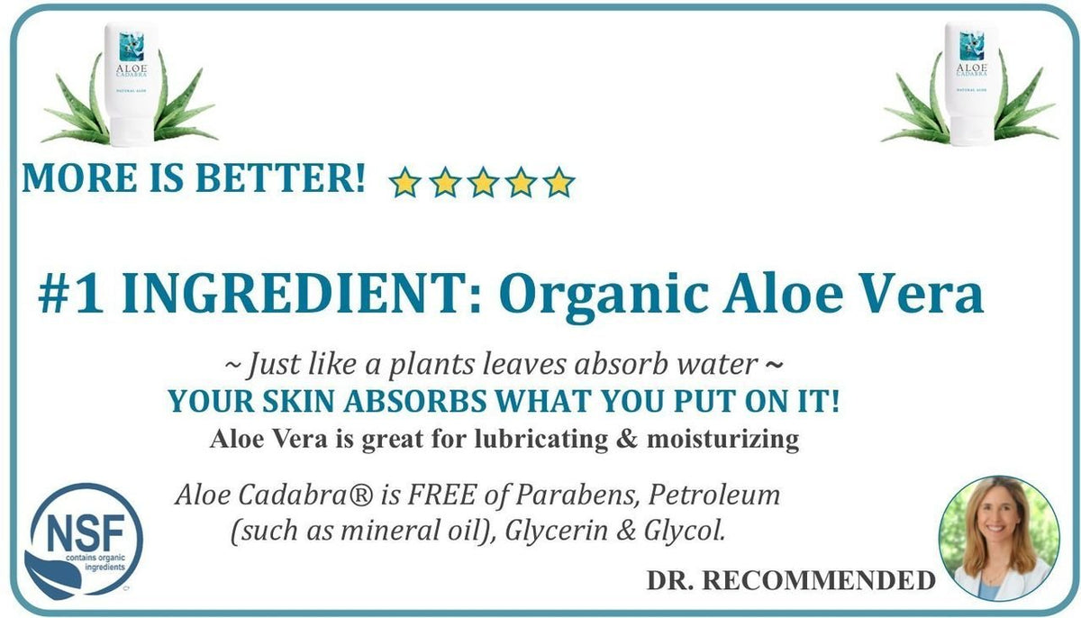 Aloe cadabra organic lubricant - 2.5 oz bottle