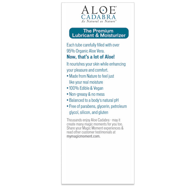 Aloe cadabra organic lubricant - 2.5 oz bottle