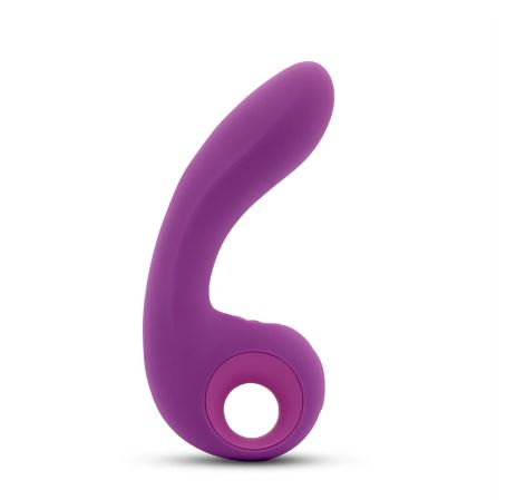 Nu Sensuelle Raine Nubii External Tapping Vibe W/ Turbo Boost And Heat Purple