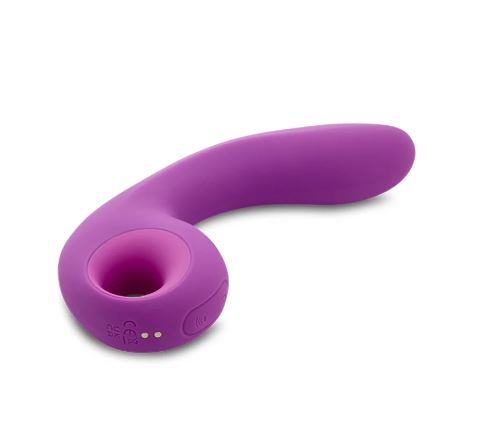Nu Sensuelle Raine Nubii External Tapping Vibe W/ Turbo Boost And Heat Purple
