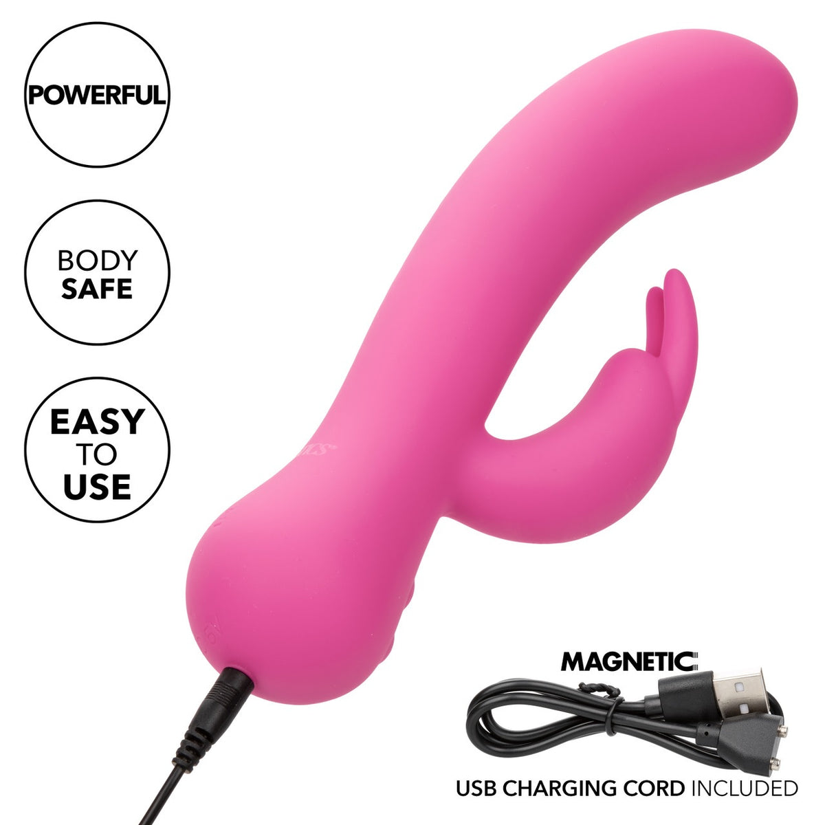 First Time Rechargeable Rabbit Vibrator - Pink