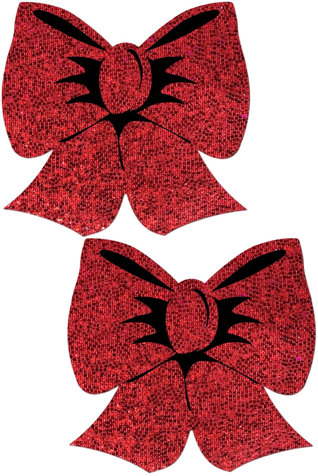 Pastease Hologram Bows Red Pasties