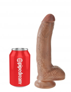King Cock 9 IN Cock W/balls Tan