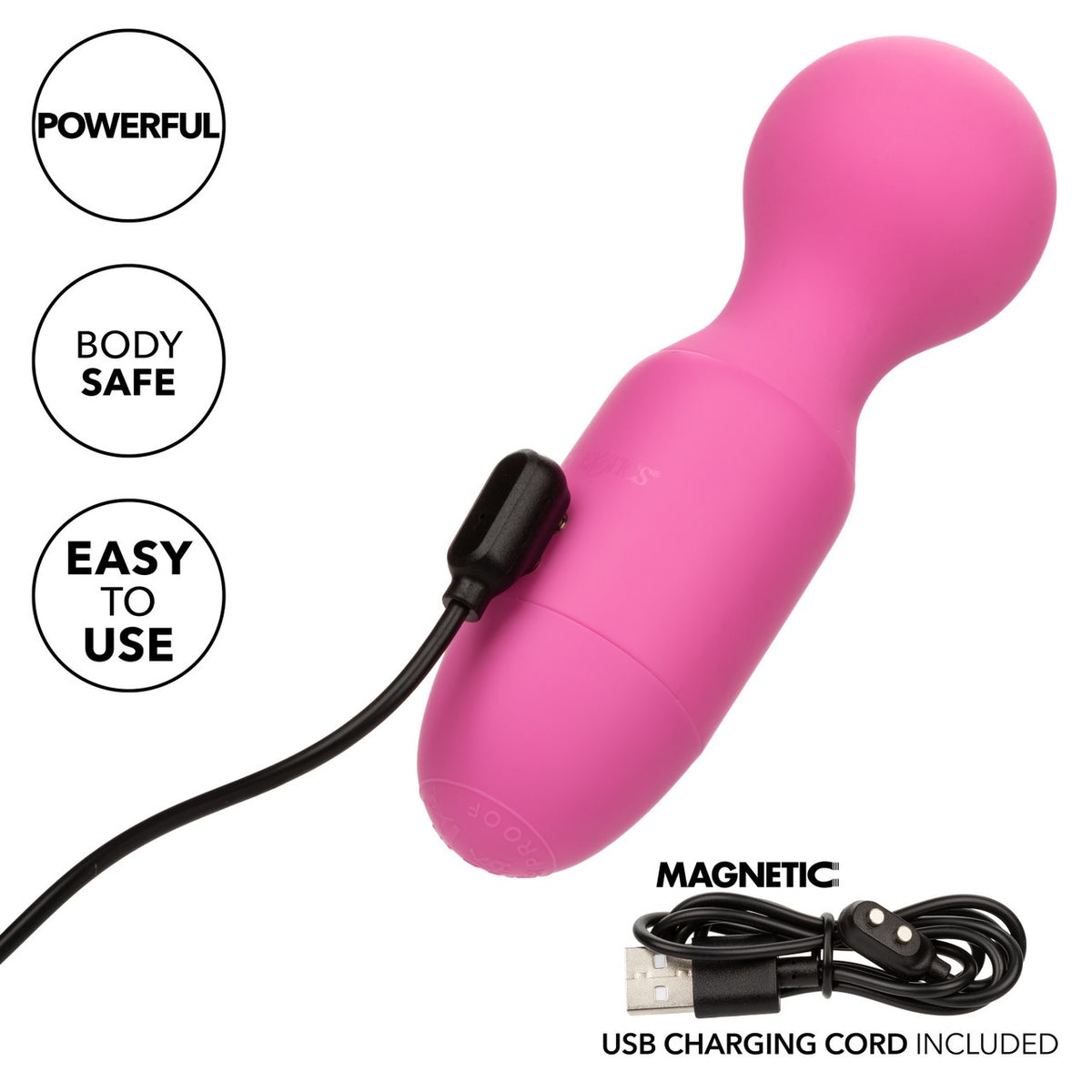 First Time Rechargeable Vibrator Massager - Pink