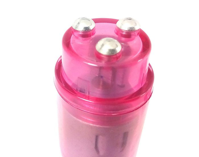 Cloud 9 Novelties Mini Massager Pocket Rocket Pink & 4 Attachments