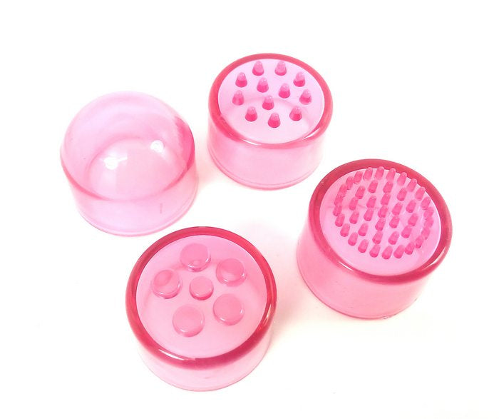 Cloud 9 Novelties Mini Massager Pocket Rocket Pink & 4 Attachments