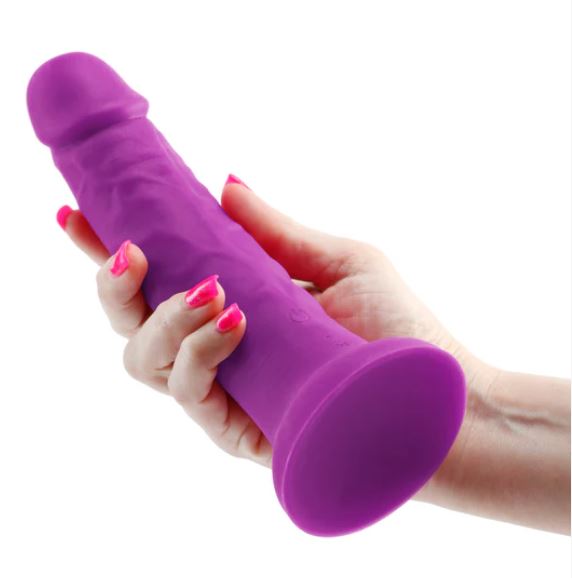 Colours Pleasures 7 In. Vibrating Dong Purple