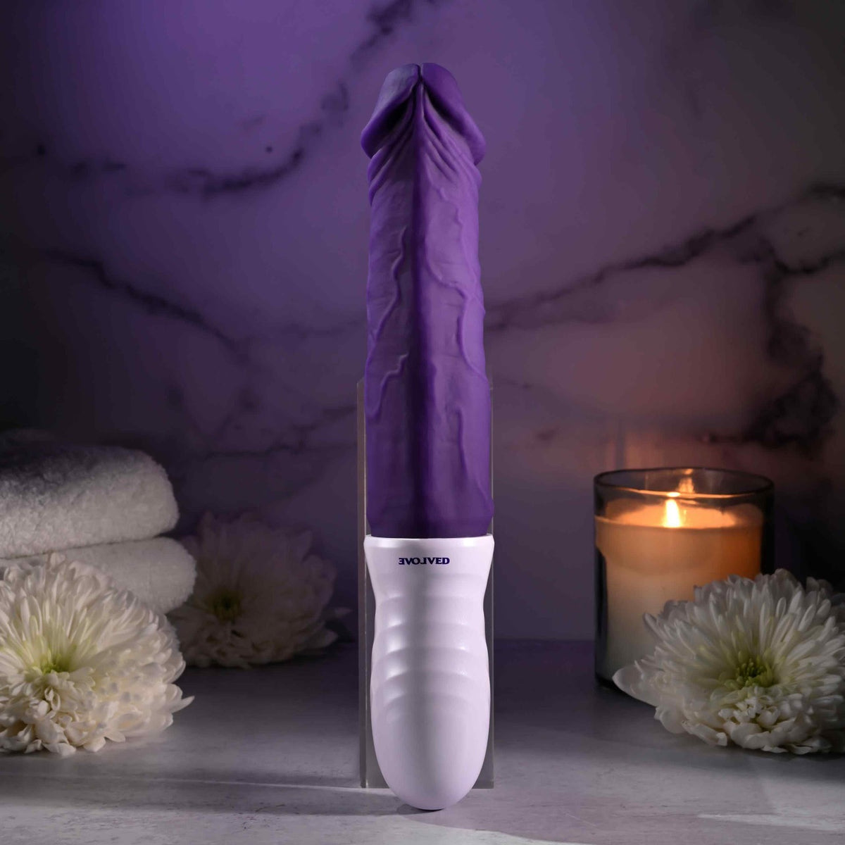 Evolved Plum Thrust Rechargeable Thrusting Vibe Silicone