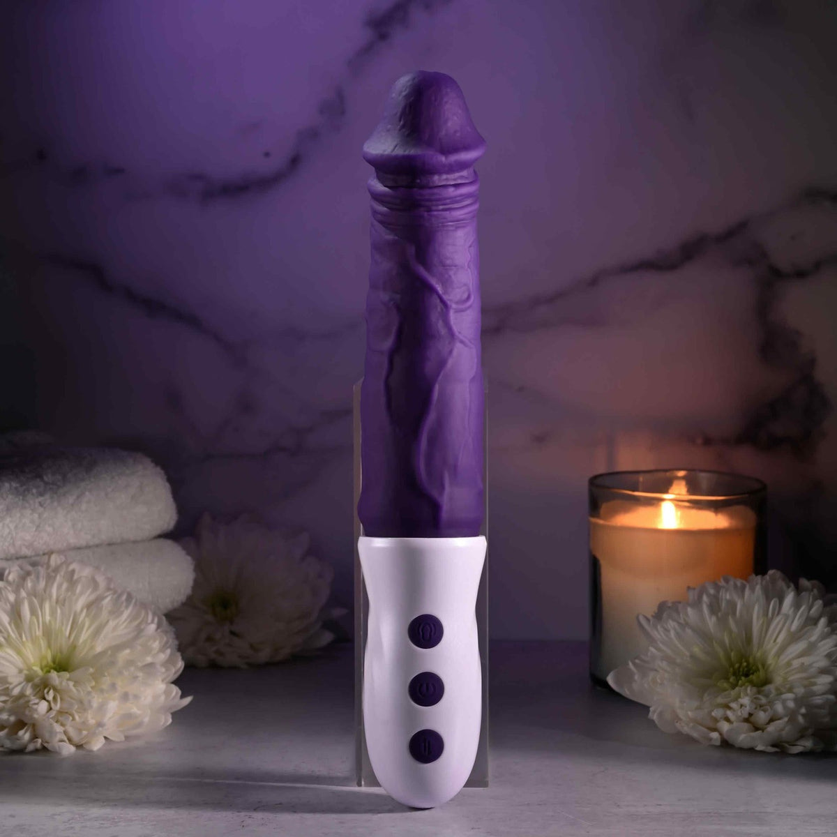 Evolved Plum Thrust Rechargeable Thrusting Vibe Silicone