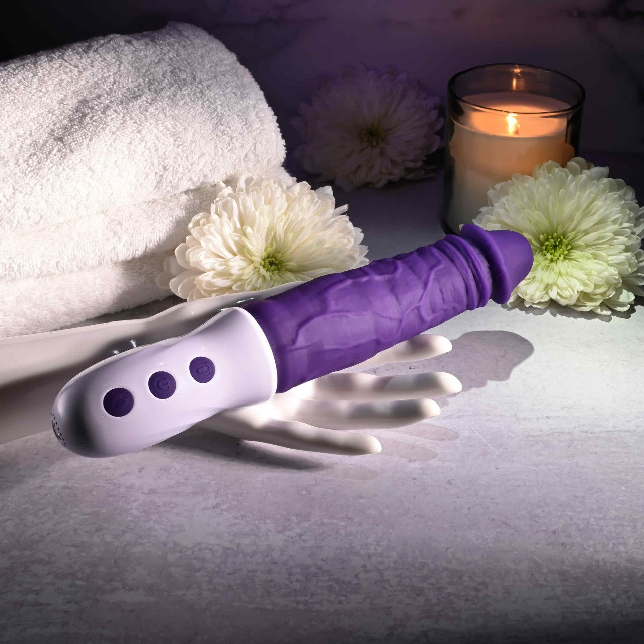 Evolved Plum Thrust Rechargeable Thrusting Vibe Silicone