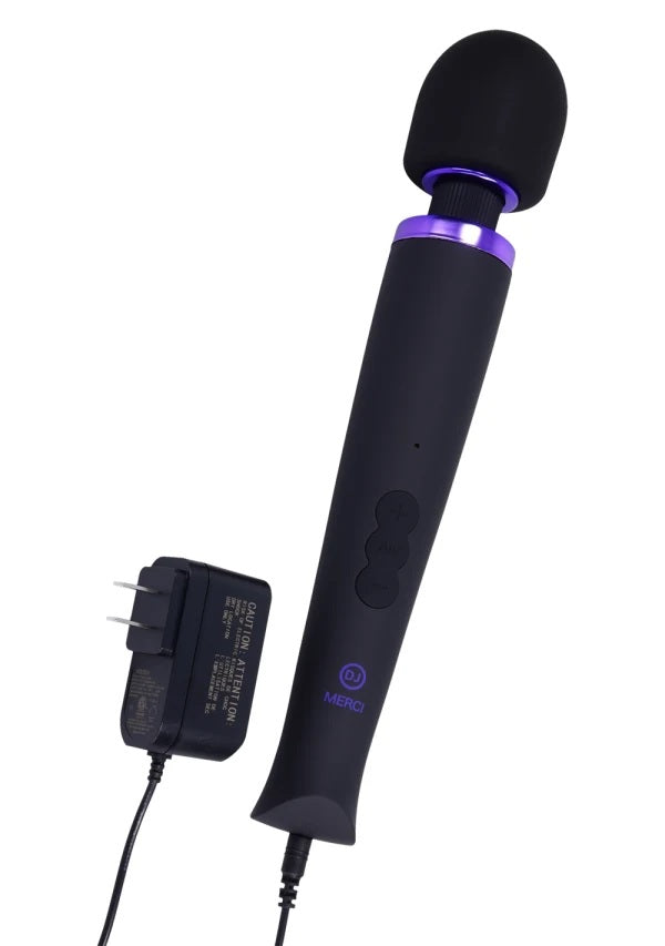 Merci Rechargeable Power Wand Black