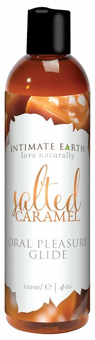 Intimate Earth Sea Salt Caramel Flavored Glide 120ml.