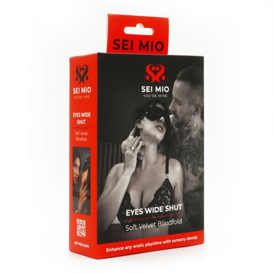 SEI Mio Eyes Wide Shut Soft Velvet Blindfold