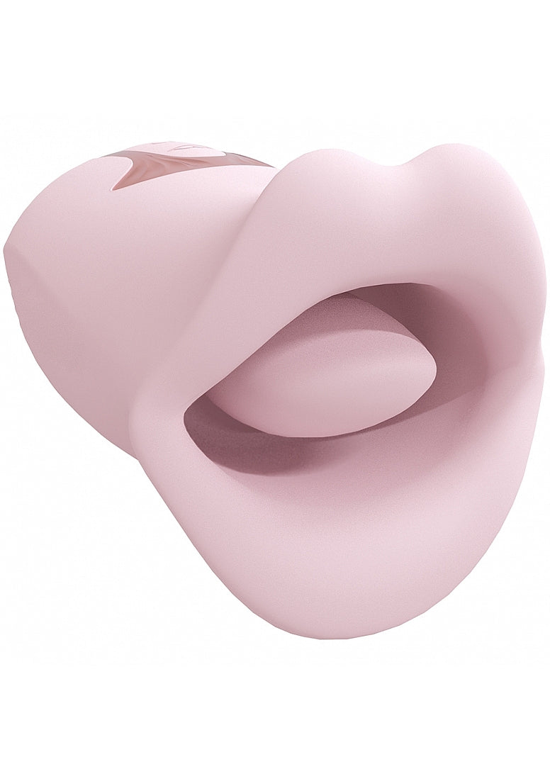 Kiss Suction And Vibrating Mouth Pink