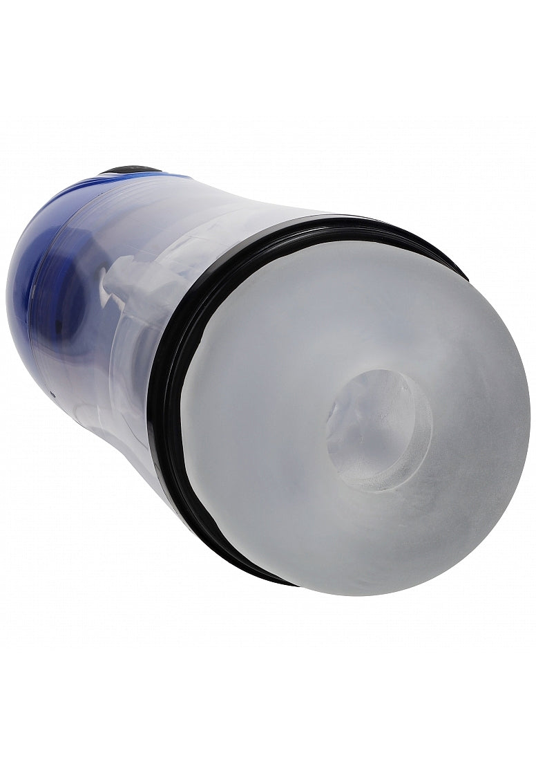 Pumped Sonicpull Masturbator Suction Vibration Metallic Blue