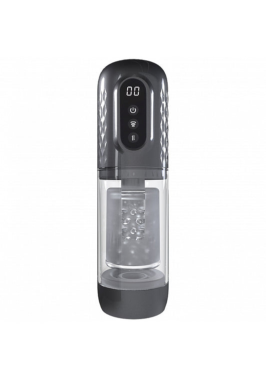 Pumped Vortex Masturbator Suction Rotation Thrusting Di