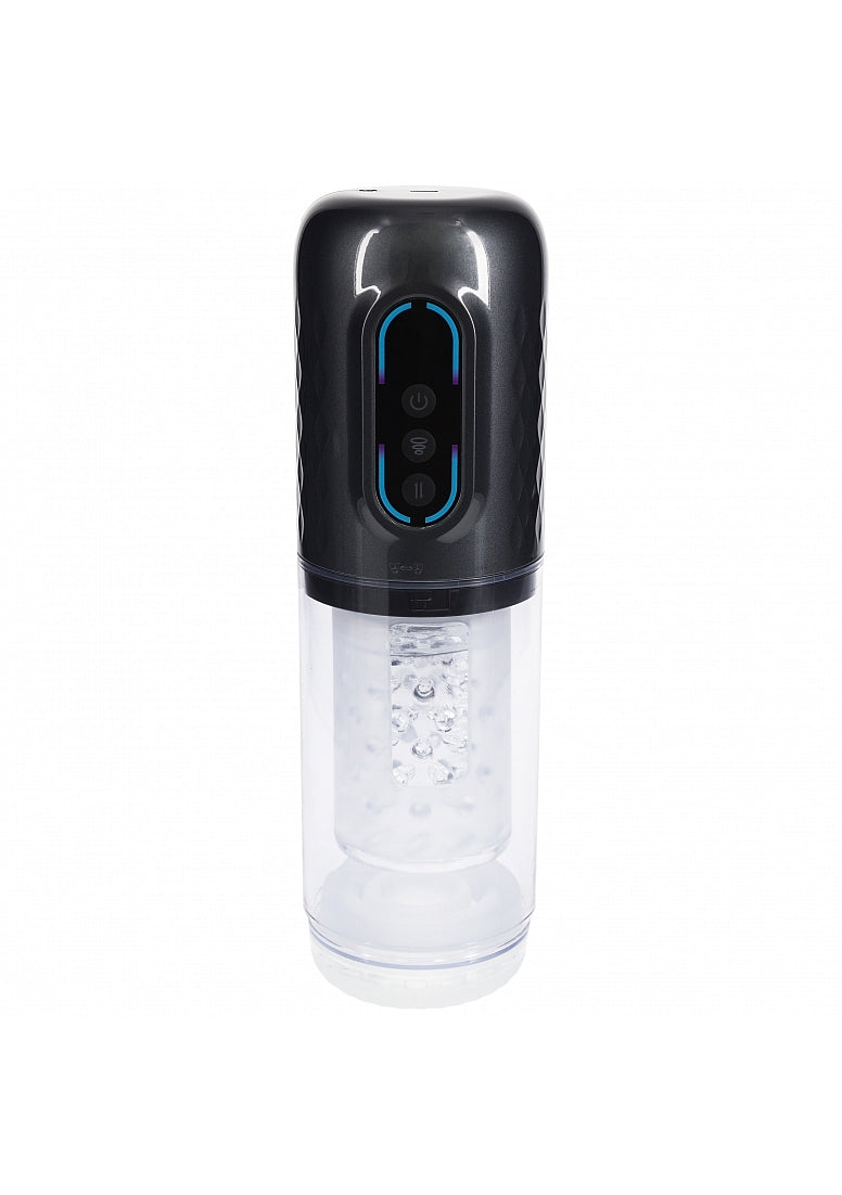 Pumped Vortex Masturbator Suction Rotation Thrusting Di