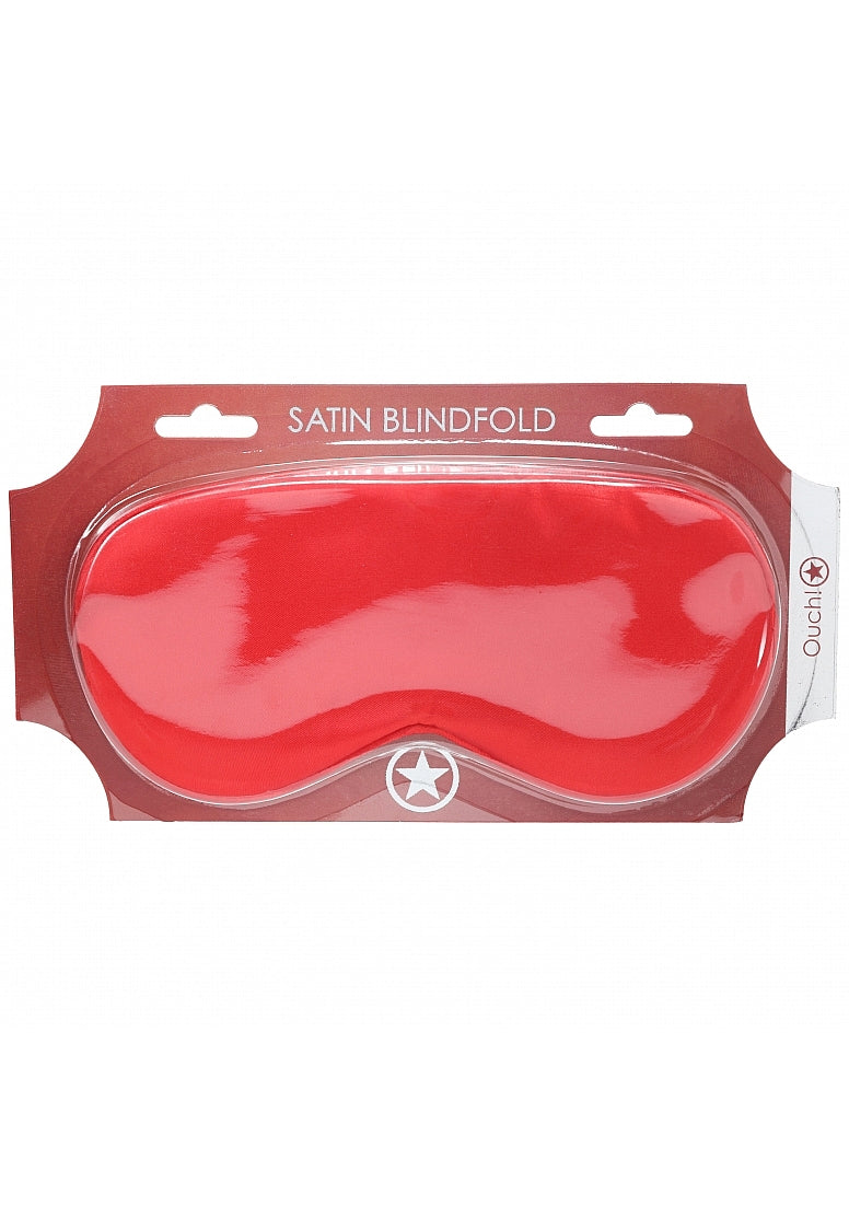 Ouch Satin Mask Red
