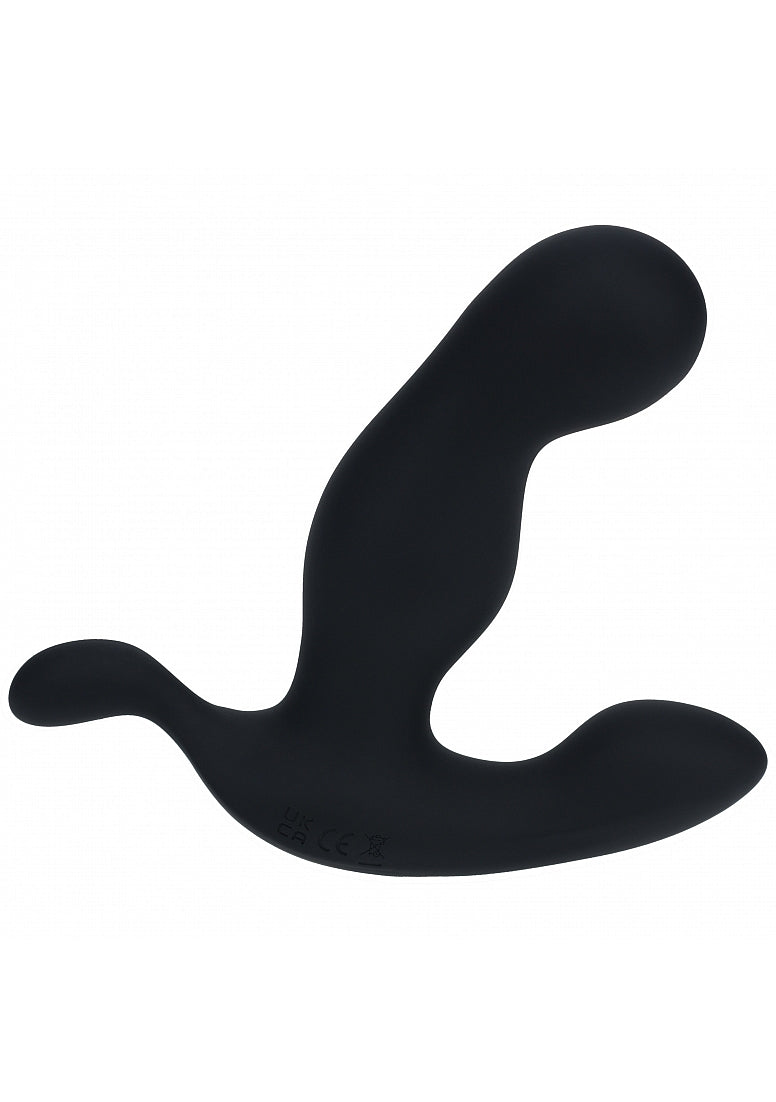 Levelz Heating & Vibrating Silicone Prostate Stimulator Black
