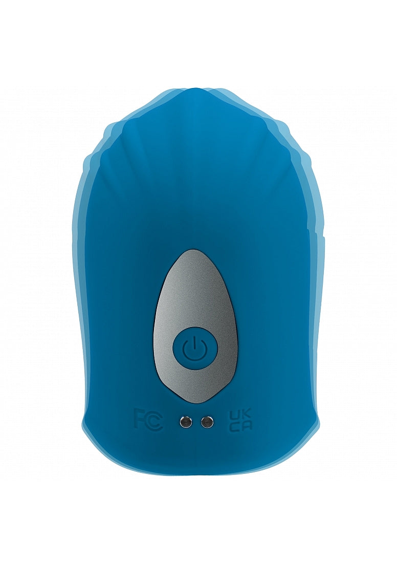 Levelz Adjustable Vibrating Silicone Penis Head Stimulator Teal