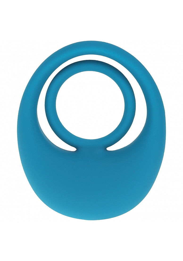 Levelz Vibrating Liquid Cock & Ball Ring Teal