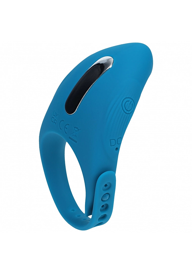 Levelz Adjustable Vibrating Cock Ring Teal