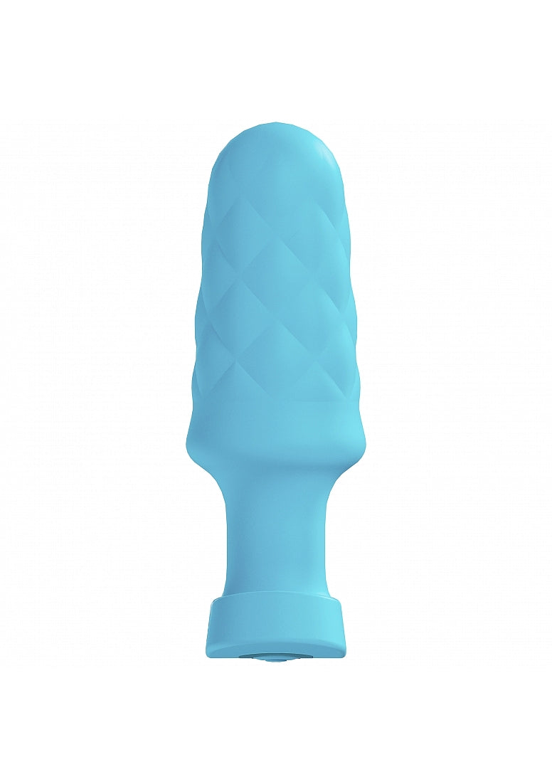 Loveline Velvet Remote Control Vibrating Blue