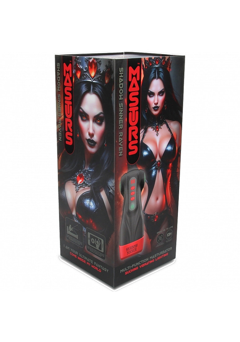 Masturs Raven Shadow Sinner Multi Function Masturbator