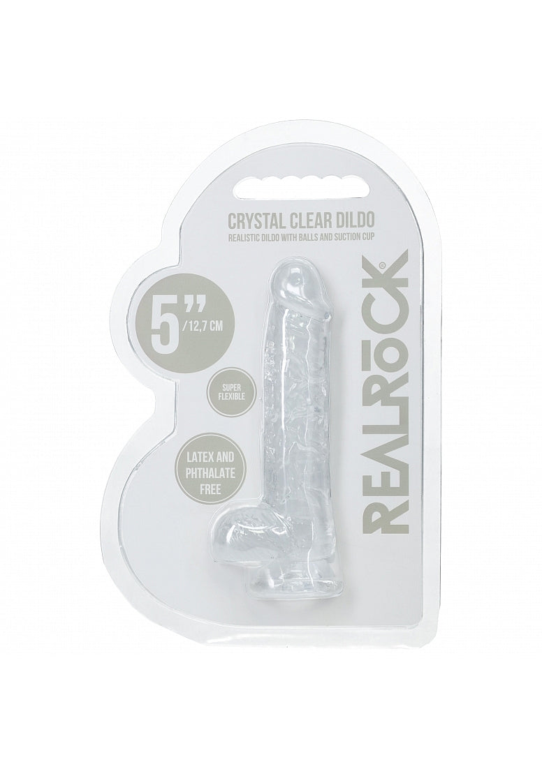 Realrock Realistic W/balls 5 Transparent "