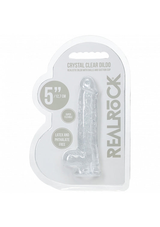 Realrock Realistic W/balls 5 Transparent "