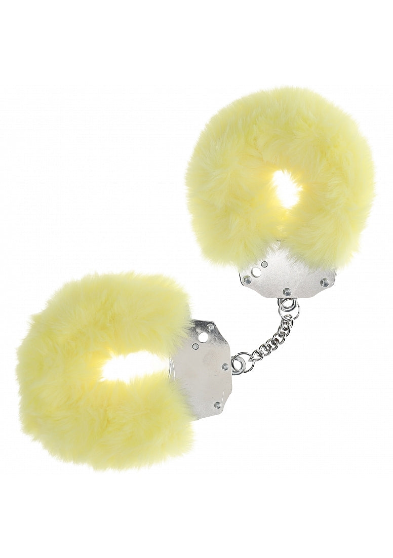 Ouch! Heavy-Duty Fluffy Handcuffs Yellow