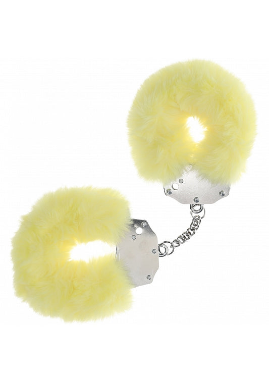 Ouch! Heavy-Duty Fluffy Handcuffs Yellow