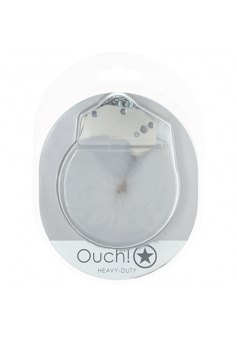 Ouch! Heavy-Duty Fluffy Handcuffs Black