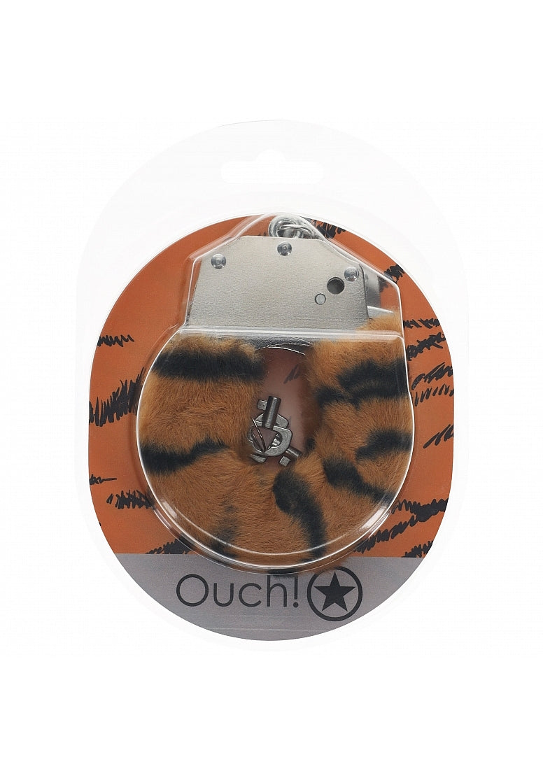 Ouch! Heavy-Duty Fluffy Handcuffs Tiger