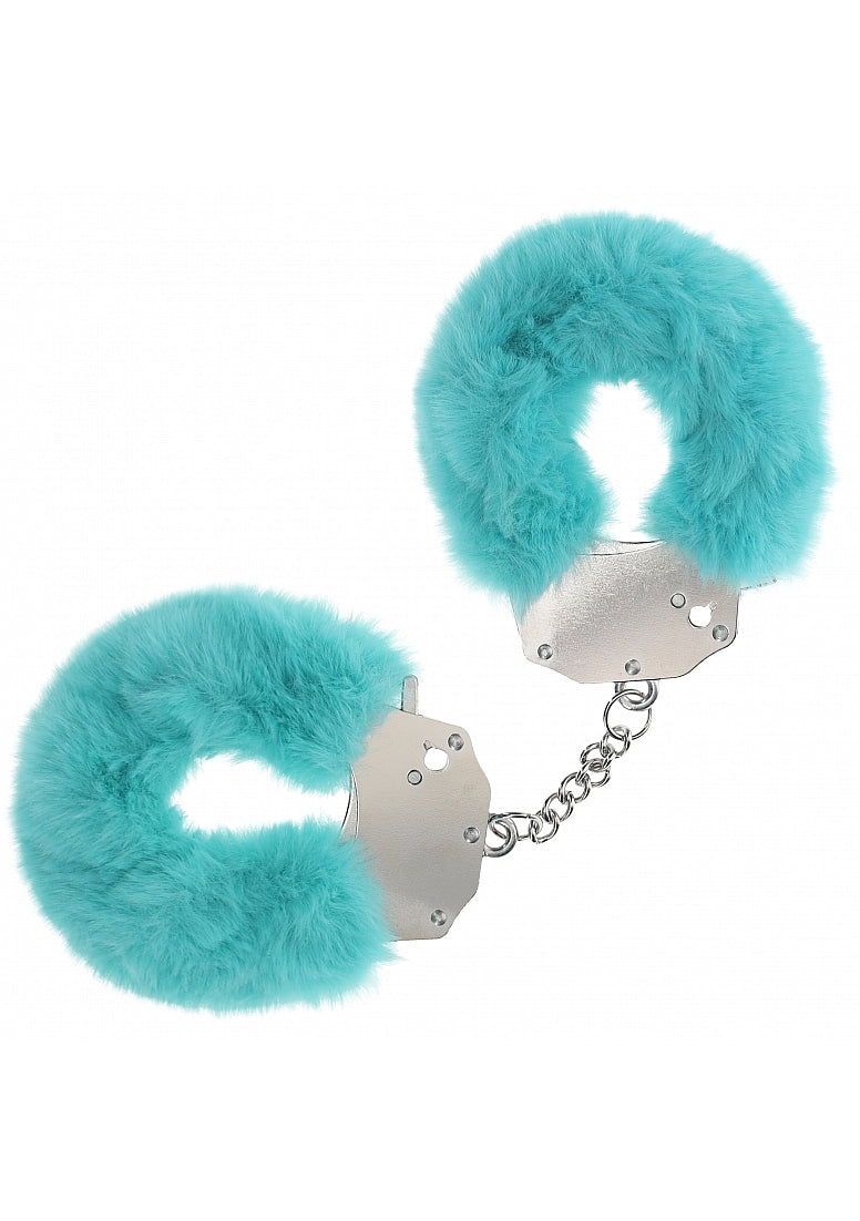 Ouch! Heavy-Duty Fluffy Handcuffs Blue